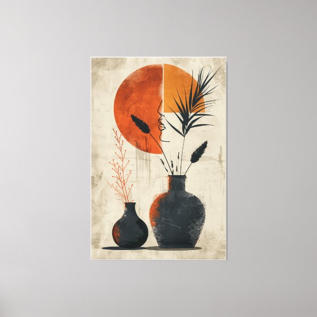 Un sofisticado arte de pared abstracto moderno (Anverso)