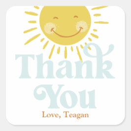 Un sol lindo Gracias Pegatinas