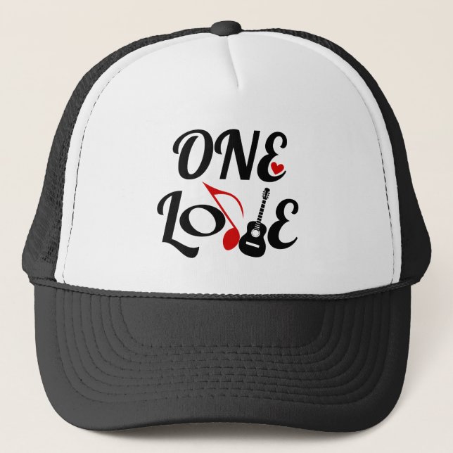 Un sombrero de camionero musical de amor (Anverso)