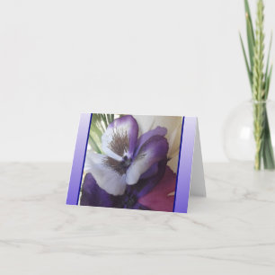 ¡Un tacto de la tarjeta de nota azul!