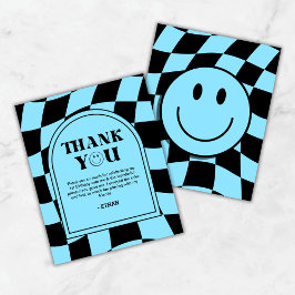 Un tipo feliz BlueBoy primer cumpleaños Tarjeta de