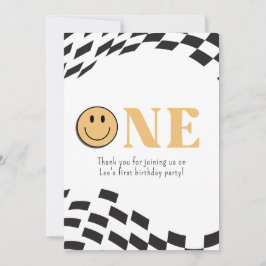 Un tipo feliz gracias tarjeta