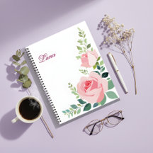 Un Toque de Gracia Floral - Cuaderno Floral Elegan