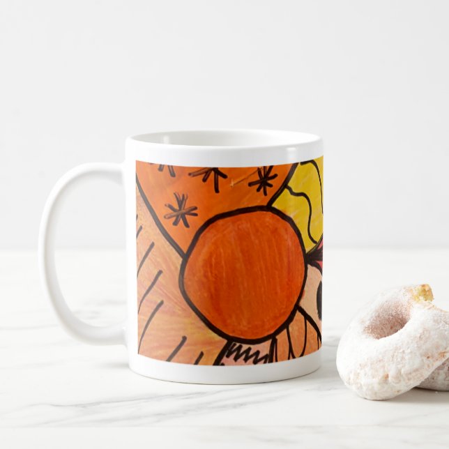 Un toque de la taza "todo el día" Z (Con donut)