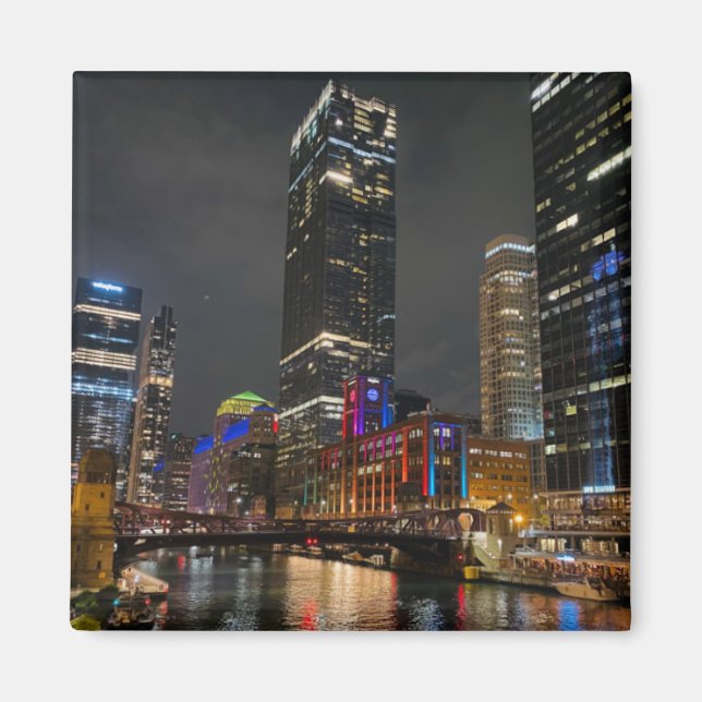 Un toque de Z imán "Noche en la ciudad" (Frente)