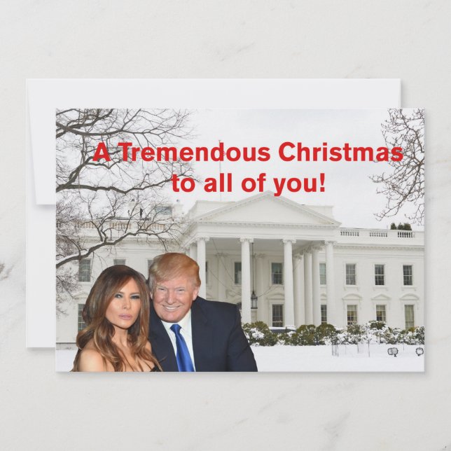 un tremendo Navidad de Donald y Melania (Anverso)