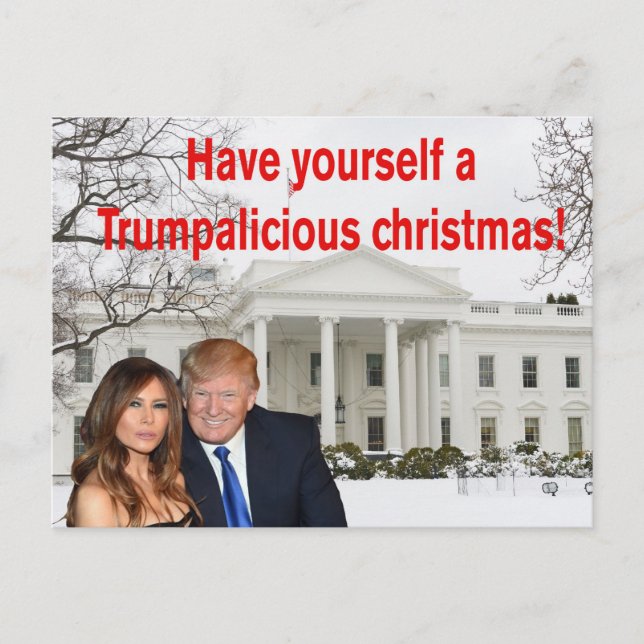 Un trumpalicioso navidad de Donald y Melania (Anverso)