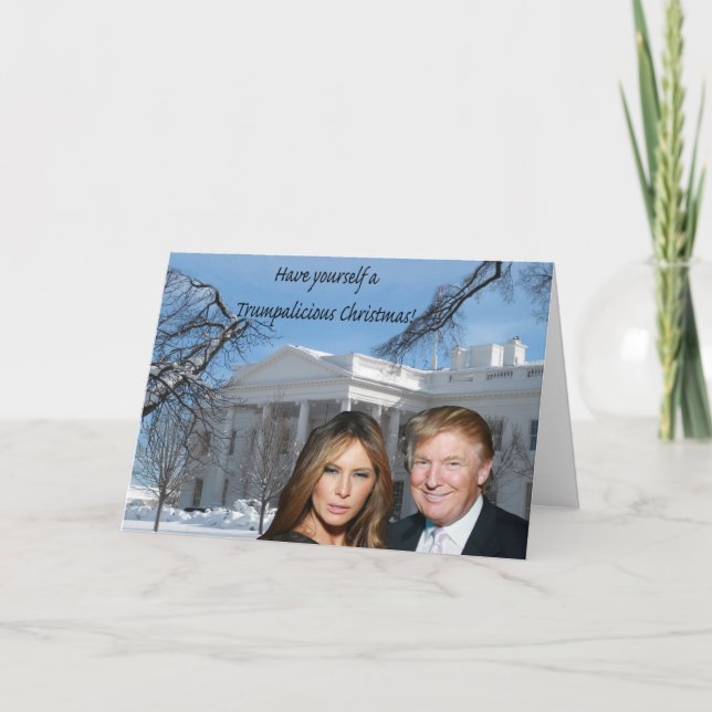 Un trumpalicioso navidad de Donald y Melania (Anverso)