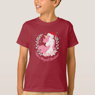 Un unicornio mágico para Navidades Camisa