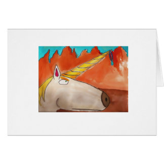 Un unicornio muy serio