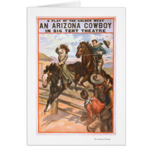 Un vaquero de Arizona en poster grande del teatro