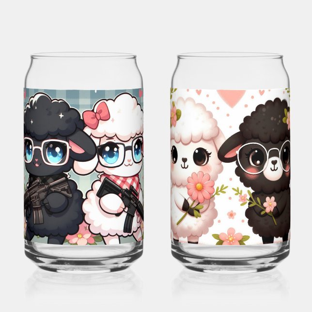 Un vaso con un diseño delicioso y bonito (Anverso)
