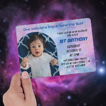 Un viaje alrededor de la invitación de cumpleaños 