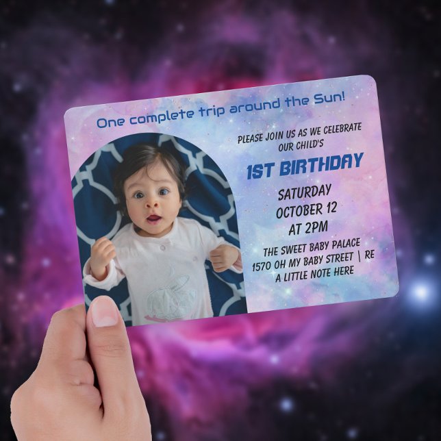 Un viaje alrededor de la invitación de cumpleaños  (Subido por el creador)
