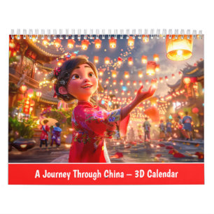 Un viaje por China – Calendario 3D