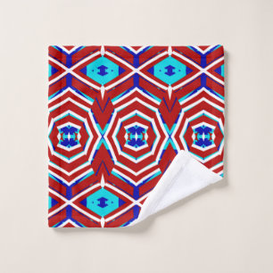 Un vibrante diseño de estampado de tela multicolor