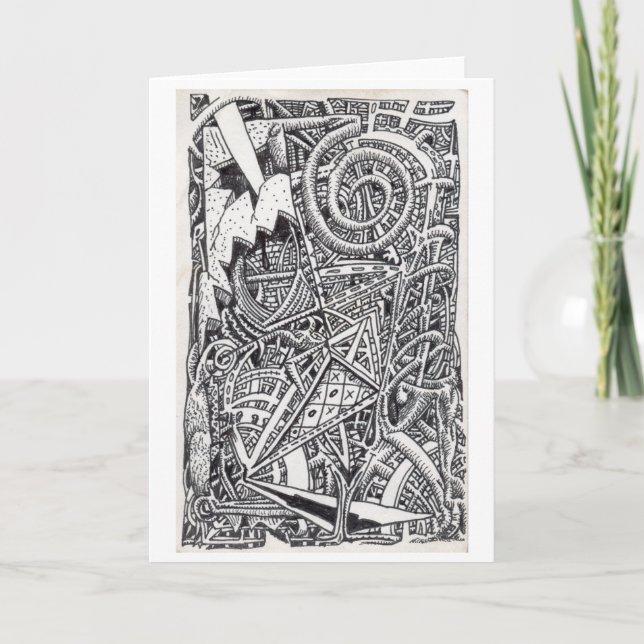 Un Viejo Juego. Tarjeta (Anverso)