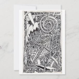Un Viejo Juego. Tarjeta plana