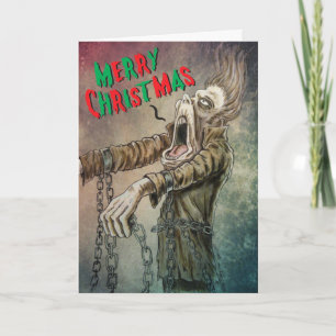 Un villancico de las Felices Navidad del fantasma