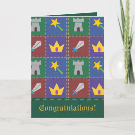 Un Wee su tarjeta de felicitación del edredón de