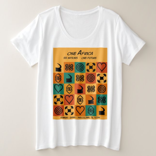 Una África – Adinkra – Ghana -  (Anverso del diseño)