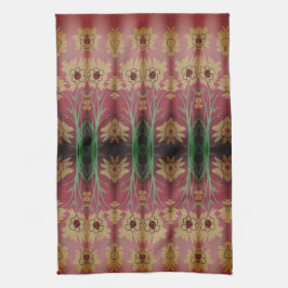 Una Agradable Toalla De Té Rojo De Barn Rosa