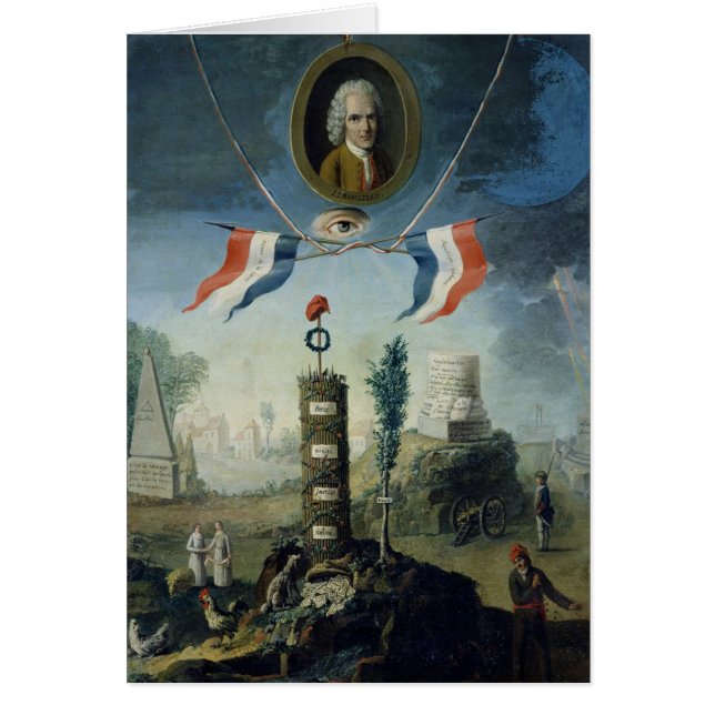 Una alegoría de la revolución (Frente)