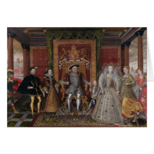 Una alegoría de la sucesión de Tudor: La familia