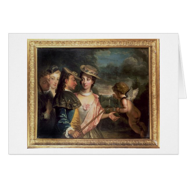 Una alegoría del cortejo (Anverso (Horizontal))