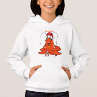 Una alegre langosta con Navidades gorra personaliz