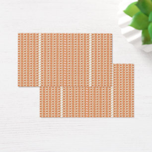 Una alfombra naranja con un patrón texturado se qu