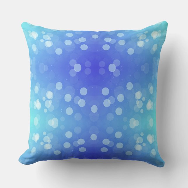 Una almohada cuadrada con un diseño de gradiente d (Anverso)