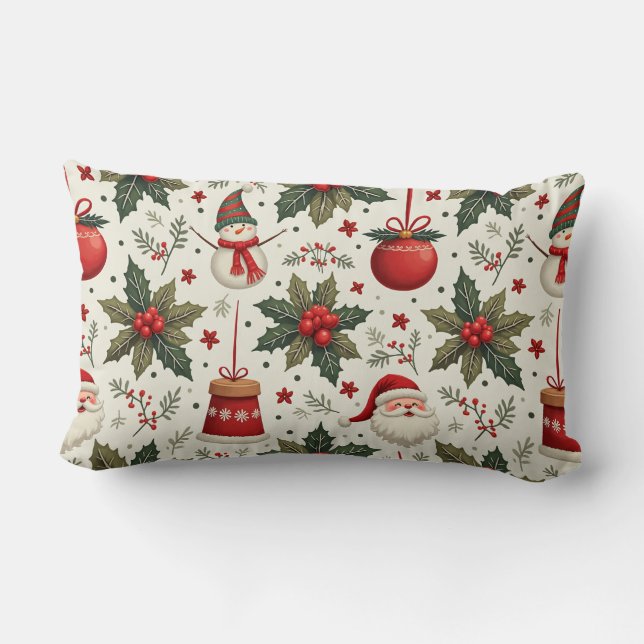 Una almohada de bonito que expresa Navidades (Reverso )