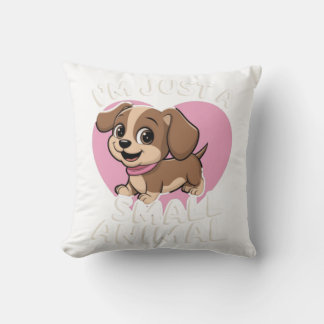 Una almohada de cachorro suave que ilustra un mome