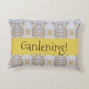 Una almohada de jardinería