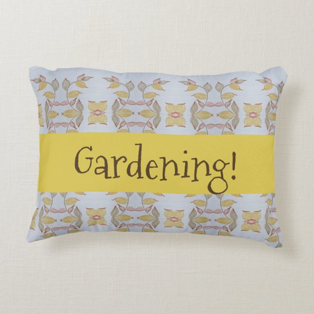 Una almohada de jardinería (Reverso)