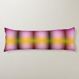 Una almohada decorativa rectangular con un vibrant