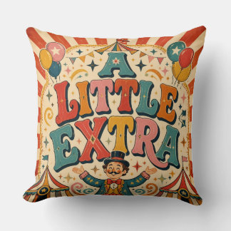 Una Almohada Decorativa Vintage Circus Retro Un Po