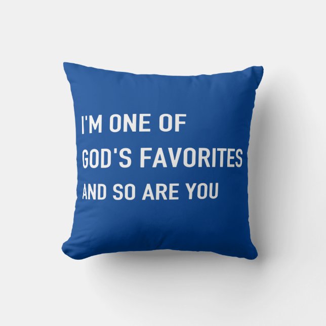 Una almohada favorita de Dios (Anverso)