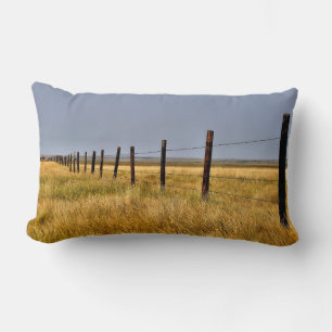 Una almohada lumbar de milla de pradera