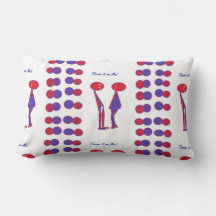 ¡Una almohada lumbar y divertida!