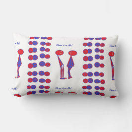 ¡Una almohada lumbar y divertida!