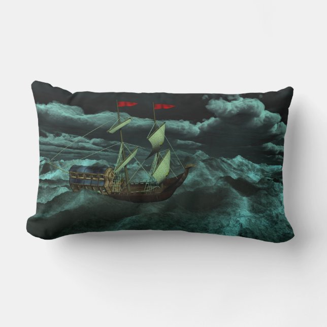 Una almohada marina salvaje y tormentosa (Anverso)