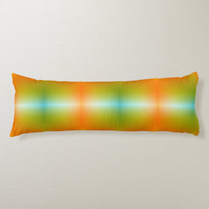 Una almohada rectangular con un gradiente vibrante
