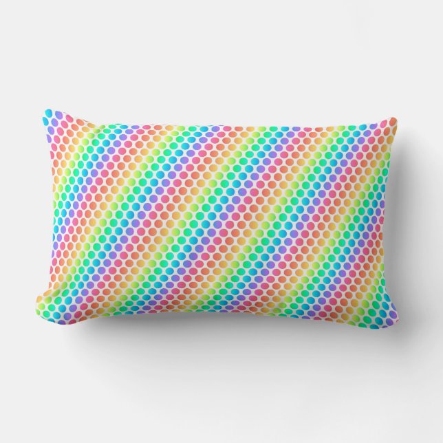 Una almohada rectangular con un vibrante (Anverso)