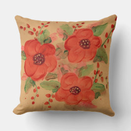 Una almohada roja asombrosa