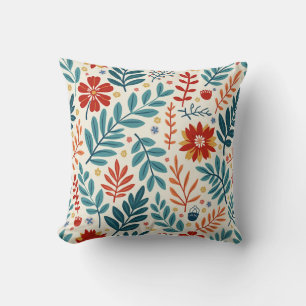 una almohada verde y fresca
