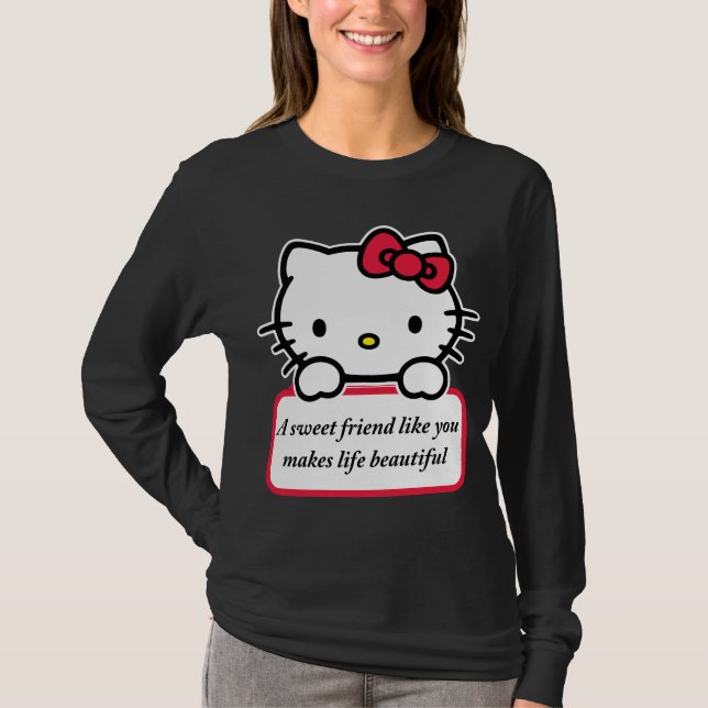 Una amiga dulce como tú - Camiseta de cita conmove (Anverso)