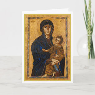 Una antigua Madonna y Niño Fiesta de Navidad 