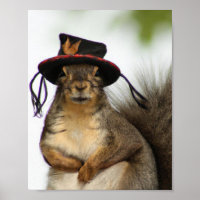 Una ardilla con un arte gráfico Gorra